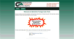 Desktop Screenshot of berkshireautoparts.com